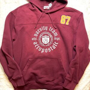 Aeropostale vintage maroon varsity hoodie